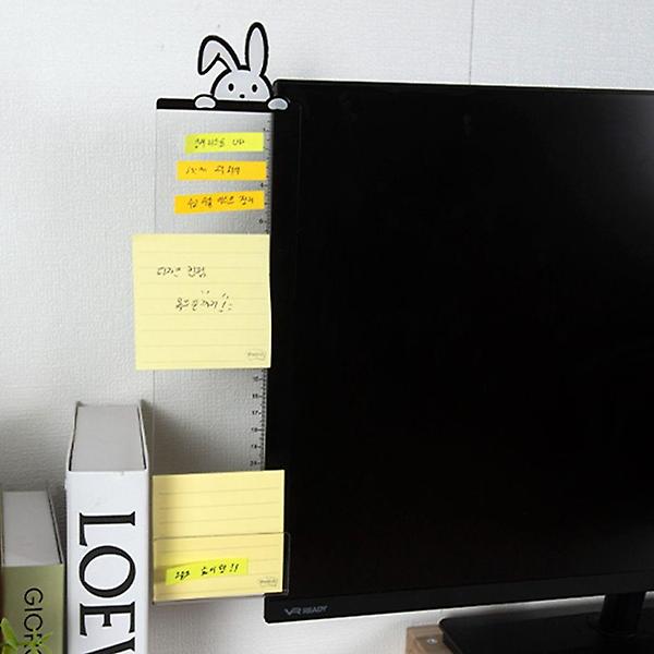  토끼 모니터 메모보드 메모판