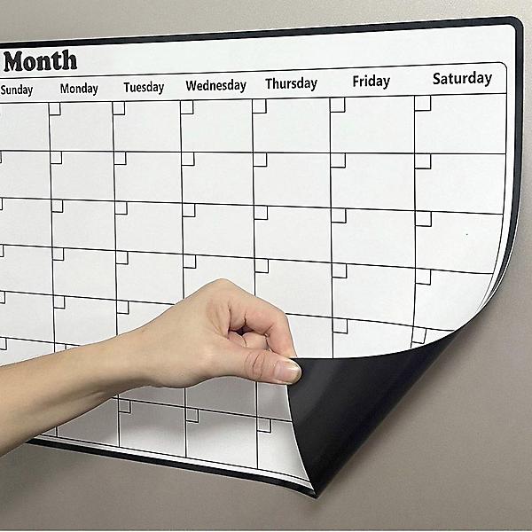  월간 스케줄표 자석 부착식 일정표 보드판 일정관리표