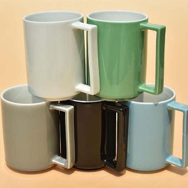  도자기 머그컵 머그잔 물컵 물잔 커피잔 4색 380ml