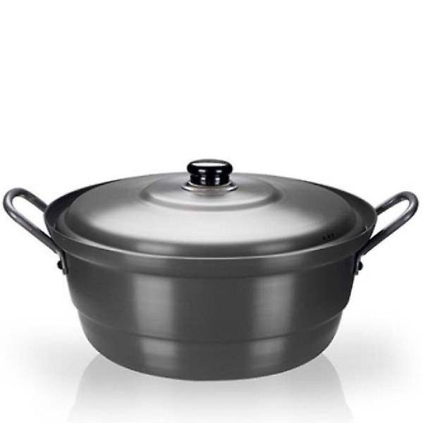 국솥 경질 냄비 찜솥 찜냄비 튀김 곰솥 뚜껑있음 50cm