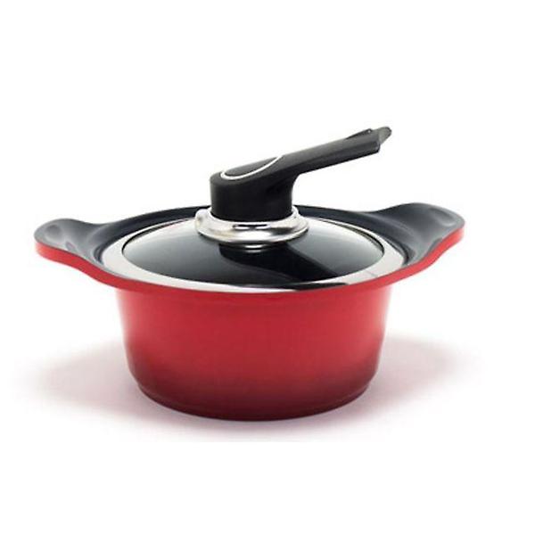  키친아트 냄비 통주물 세라믹 라면 양수 냄비 Y 16cm