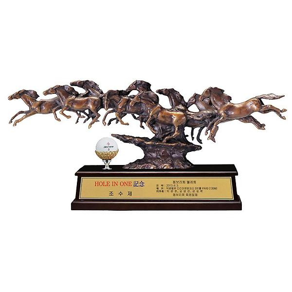  명마상 SW175 대형 청동 골프트로피 홀인원패 기념패