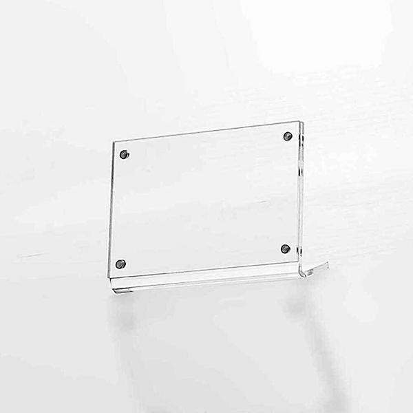  아크릴 쇼케이스 9x6cm L자형 꽂이 투명 명패 명찰