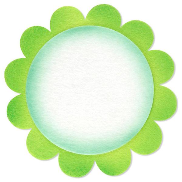  유니아트 (펠트) 미소꽃판 신형 연두 투톤