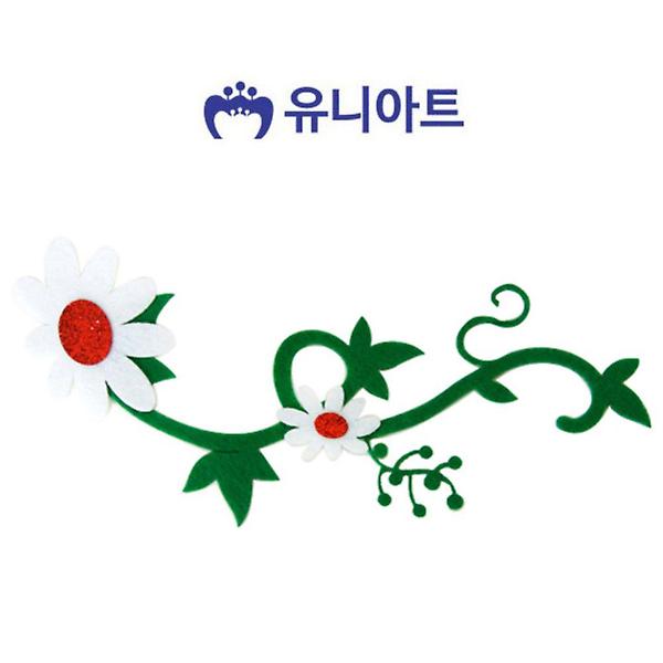  유니아트 (펠트) 3000 꽃줄기 넝쿨잎 (소)