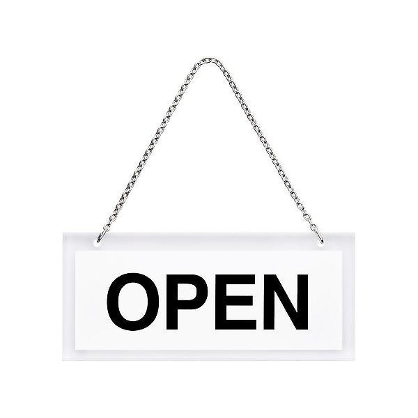  7101 OPEN/CLOSED(아크릴) 180x80x10 (mm) 가로x세로x두께