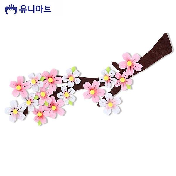  유니아트 (펠트) 8000 벚꽃나무가지 신형 투톤