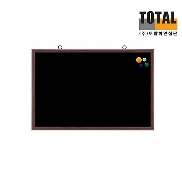  블랙보드 자석 칠판 자석 보드판 월넛우드 1200x1500