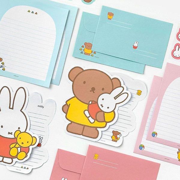  깜찍한 미피 클래식 편지지 편지봉투 세트 X5개