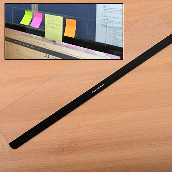  모니터 상단 부착 메모 정리 홀더 꽂이 보드 블랙 1p