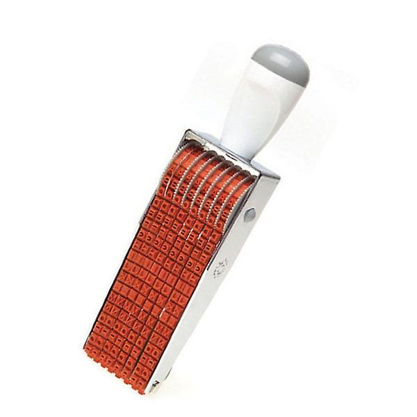  영문+숫자넘버링 8단 1p 서류 계약서 지장 잉크 도장