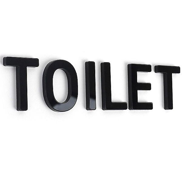  부착식 TOILET 블랙 입체사인 안내판 인테리어소품