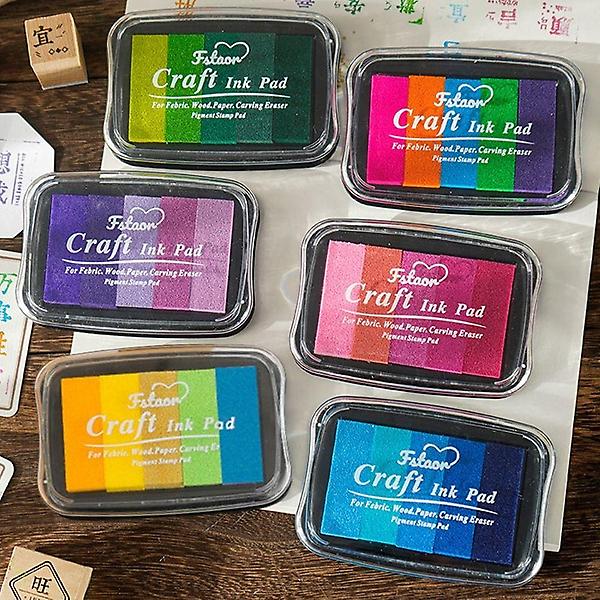  수성 잉크 패드 리필 교체 찍기 도장 인주 색상