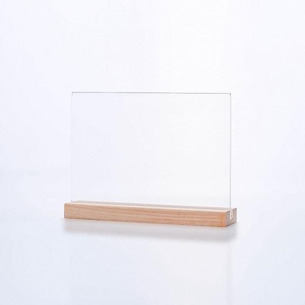  우드형 POP 아크릴 쇼케이스 꽂이 안내판(A5)