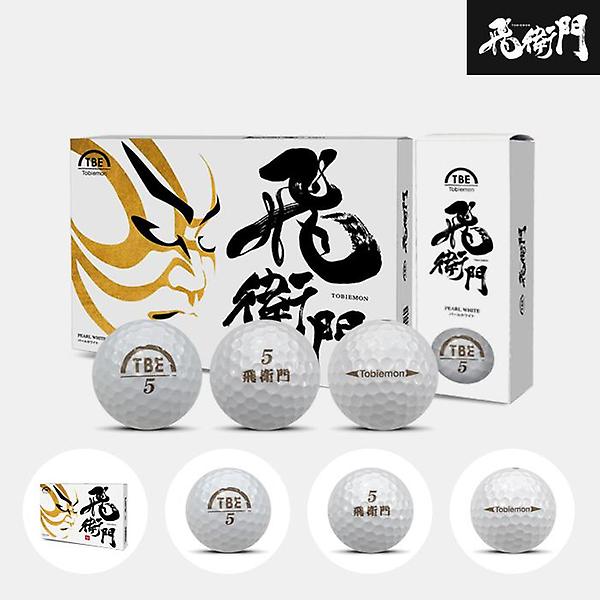  토비에몬 T-2PW 타구감우수 골프볼 스크린골프 볼스피드 UP[남여공용][2피스/12알]