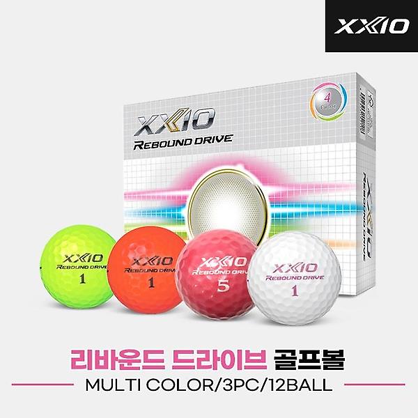 [던롭스포츠코리아정품]2022 젝시오 리바운드 드라이브 골프볼[남여공용][멀티컬러][3피스 12알]