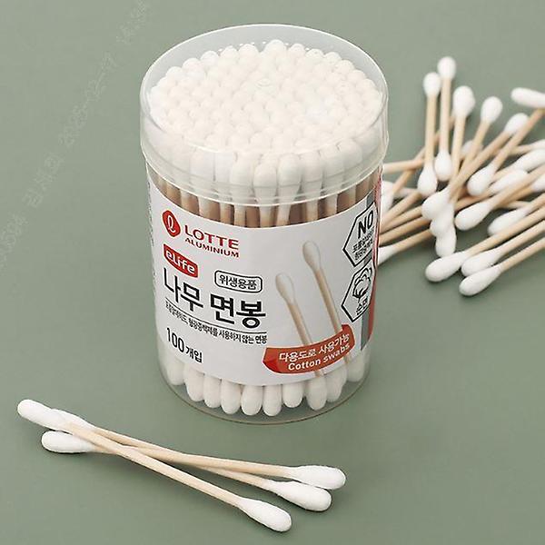  롯데 이라이프 나무면봉 100P