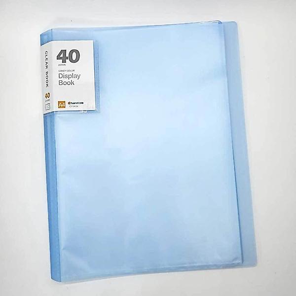  파랑 화일 문서보관 투명 클리어 A4 파일 A4화일 화일