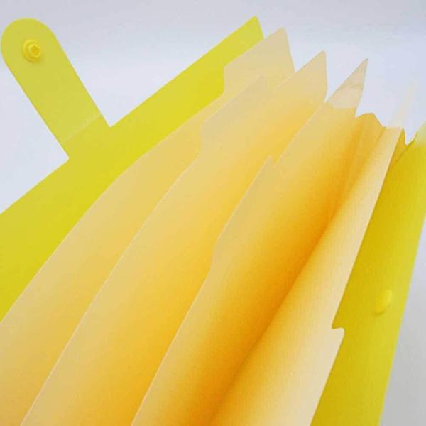  옐로우 계약서 파일 다기능 아코디언