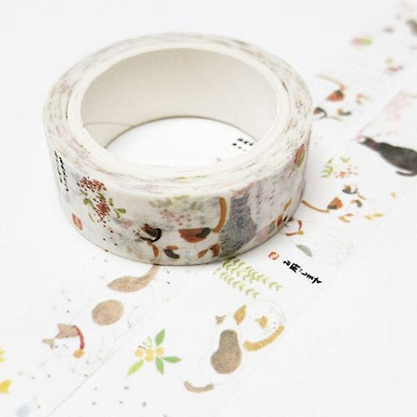  다꾸마스킹테이프 디자인 고양이