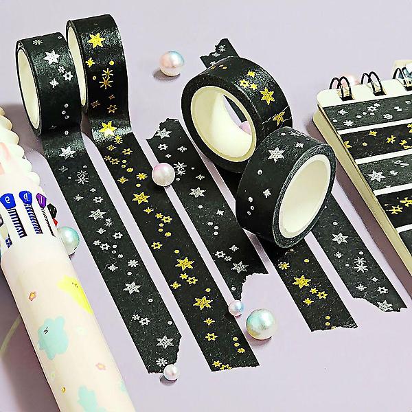  금박 디자인 마테 다꾸 마스킹테이프 종이 은박