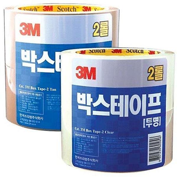  3M 박스테이프(불투명) 48mm 40M(2입) 4840-2