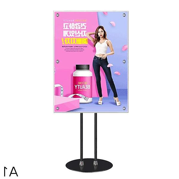  블랙 A1 포스터 스탠드 거치대 식당 입간판 행사