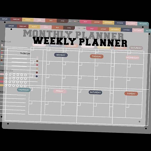  자석 아크릴 플랜보드 세트 플랜보드 월간