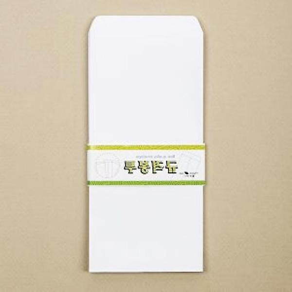  100매 규격 편지 봉투 축의금 흰색