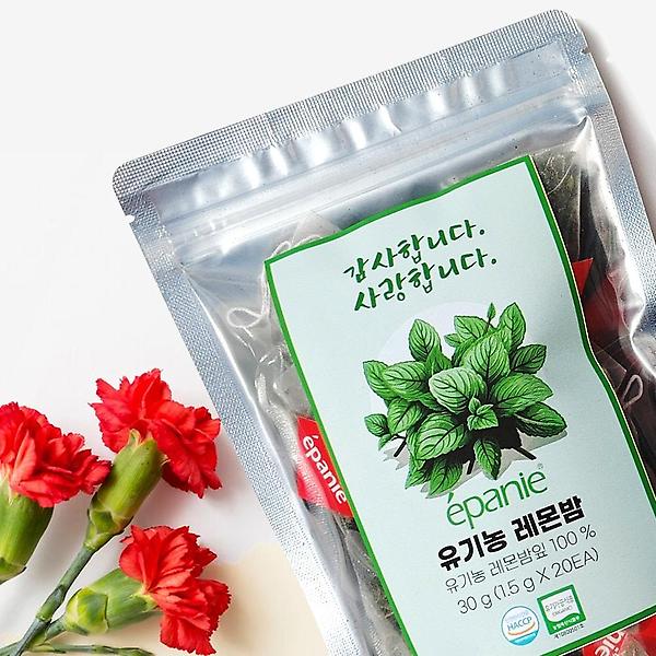  선물용 에빠니 유기농 허브티 20티백 캐모마일차 루이보스티 레몬밤차