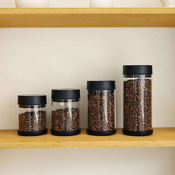  아쿠바 디지털 진공 밀폐용기 4종 커피 원두 보관통 캐니스터