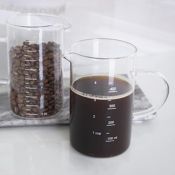  코코비아 내열유리 비커 계량컵 500ml 커피 핸드드립서버
