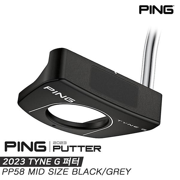  [삼양인터내셔날정품]2023 핑 TYNE G(타인G) 퍼터[남여공용/말렛형][PP58 MID SIZE BLACK/GREY]