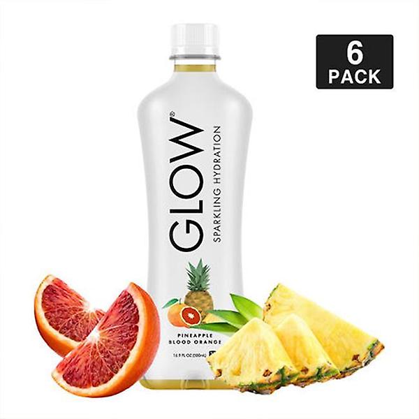  [글로우] 스파클링 하이드레이션  파인애플  &블러드 오렌지 500ML X 6개 (원산지:미국)