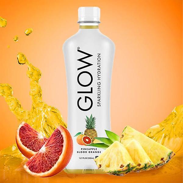  [글로우] 스파클링 하이드레이션  파인애플  &블러드 오렌지 500ML X 6개 (원산지:미국)