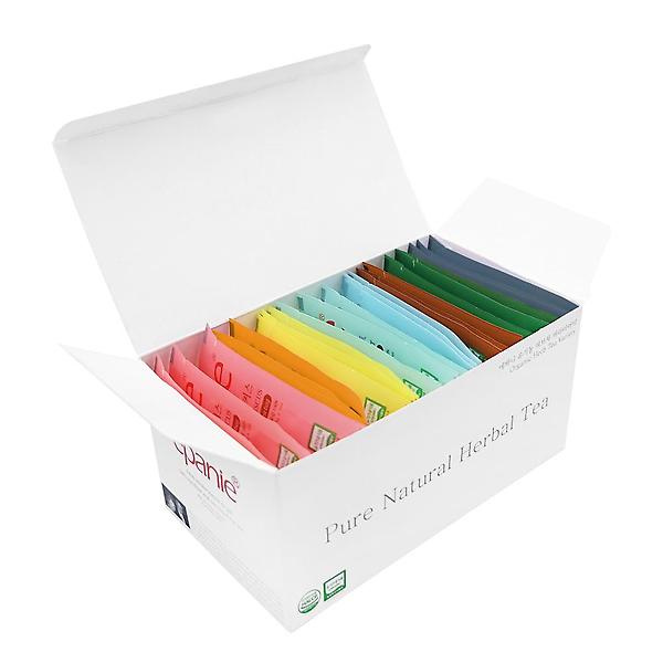  (답례품스티커제작)에빠니 유기농 허브차 버라이어티 선물세트 결혼식 돌잔치