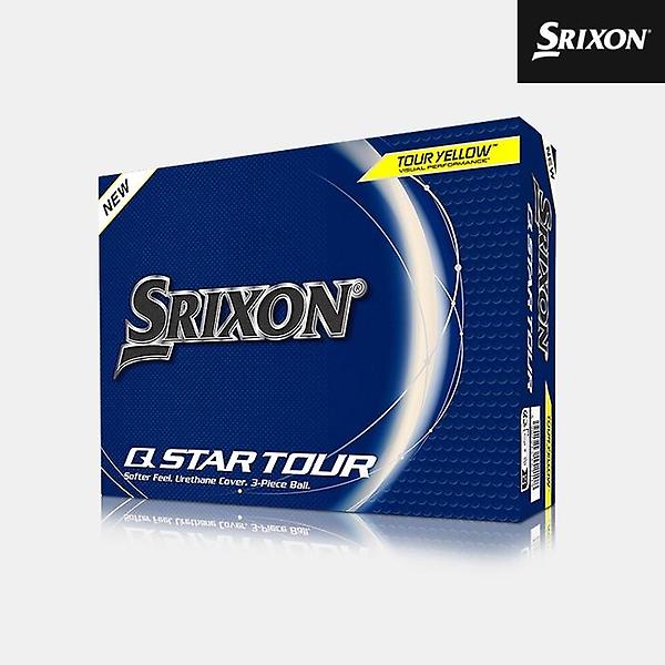  [2더즌 24알]던롭코리아 정품 스릭슨 Q-STAR 투어 5 골프볼[남여공용][옐로우][3피스]