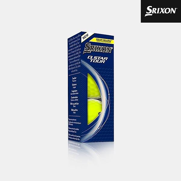  [2더즌 24알]던롭코리아 정품 스릭슨 Q-STAR 투어 5 골프볼[남여공용][옐로우][3피스]