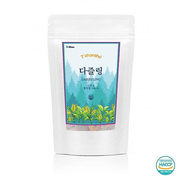  티샹떼 홍차 다즐링티 리필팩 130g 블랙티 잎차