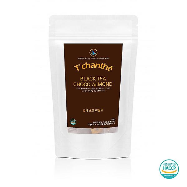  티샹떼 홍차 초코아몬드 리필팩 100g 블랙티 잎차