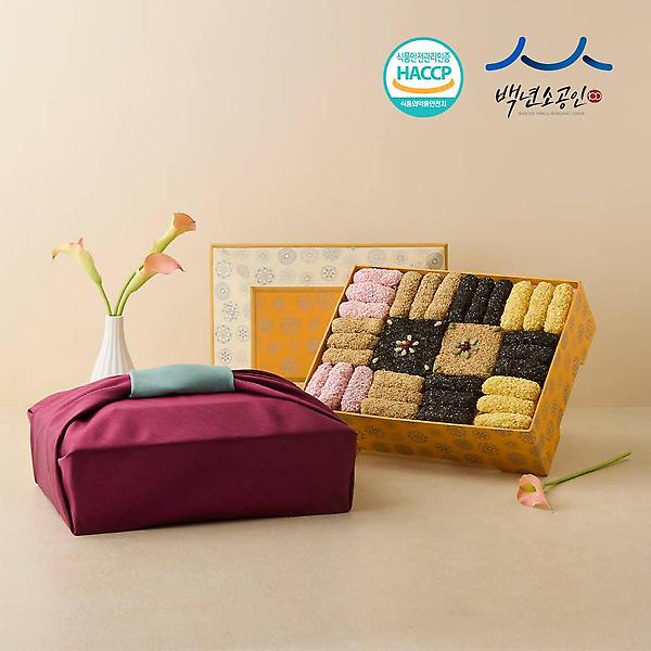  [은정한과] 전통 한지 4단 선물세트