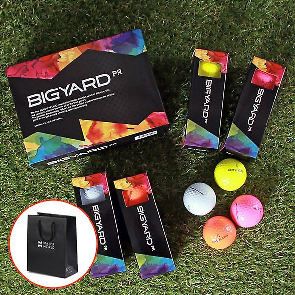  쇼핑백증정/10더즌 120구 빅야드 PR 4컬러 골프공
