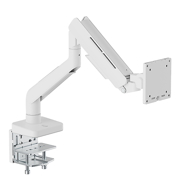  엔산 NH-15L(RGB) 고중량 가스스프링 라이팅 싱글모니터암 화이트