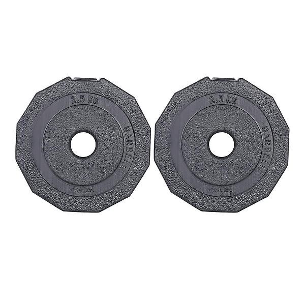  아리프 다이나믹 12각 바벨 경량 원판 2.5kg 2개입