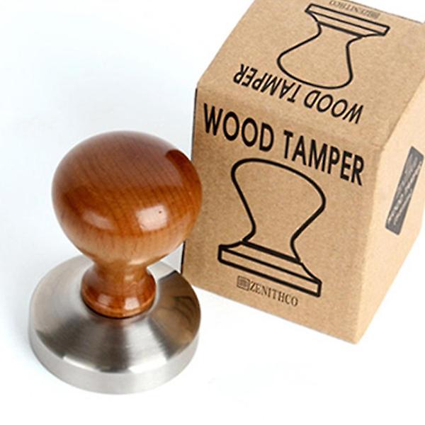  제니스코 우드 템퍼 52mm 카페 바리스타 탬퍼 커피용품