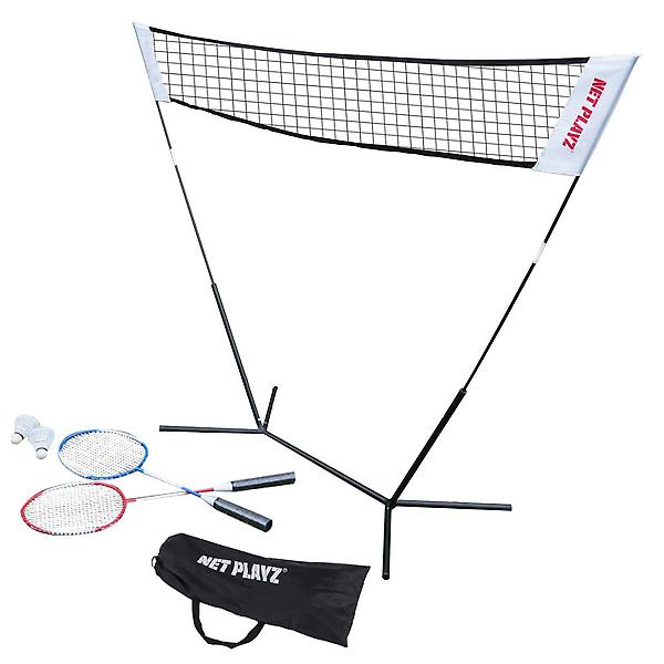  넷플레이즈 심플 배드민턴 네트 세트 라켓2+셔틀콕2
