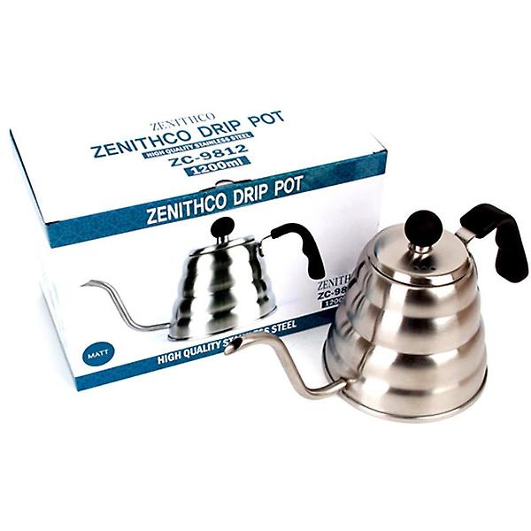  제니스코 핸드드립포트 무광 1,200ml ZC-9812 커피주전자