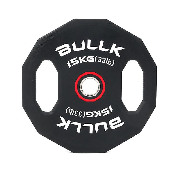  불크 12각 TPU 우레탄 중량 원판 15kg 낱개 바벨 역기 헬스 운동 홈트