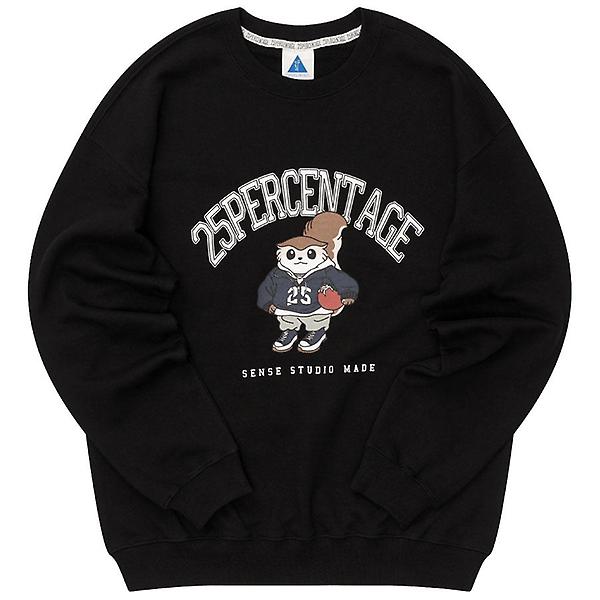  25P 스카이람 시그니처 아치 맨투맨 25PU3SMTBK