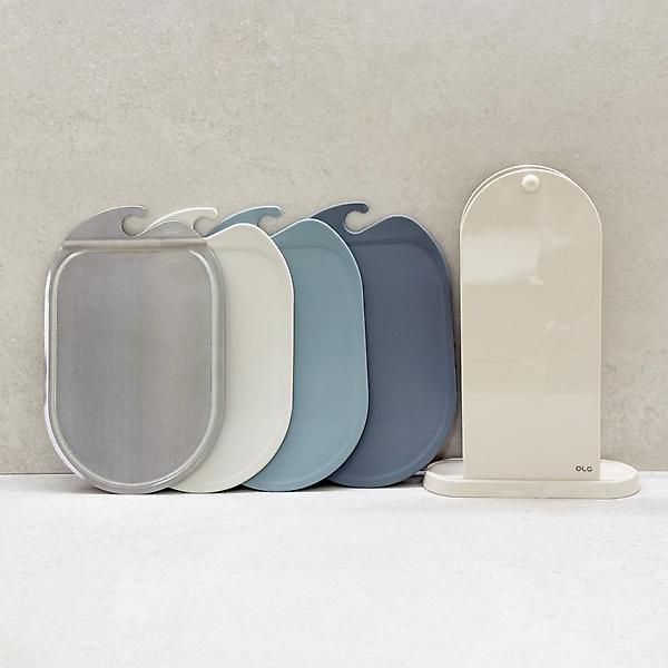  올지 셀렉트 도마 4P세트 TPU 실리콘 304 스텐 향균 칼집안나는 도마 양면 주방 손잡이 스테인레스 베이킹